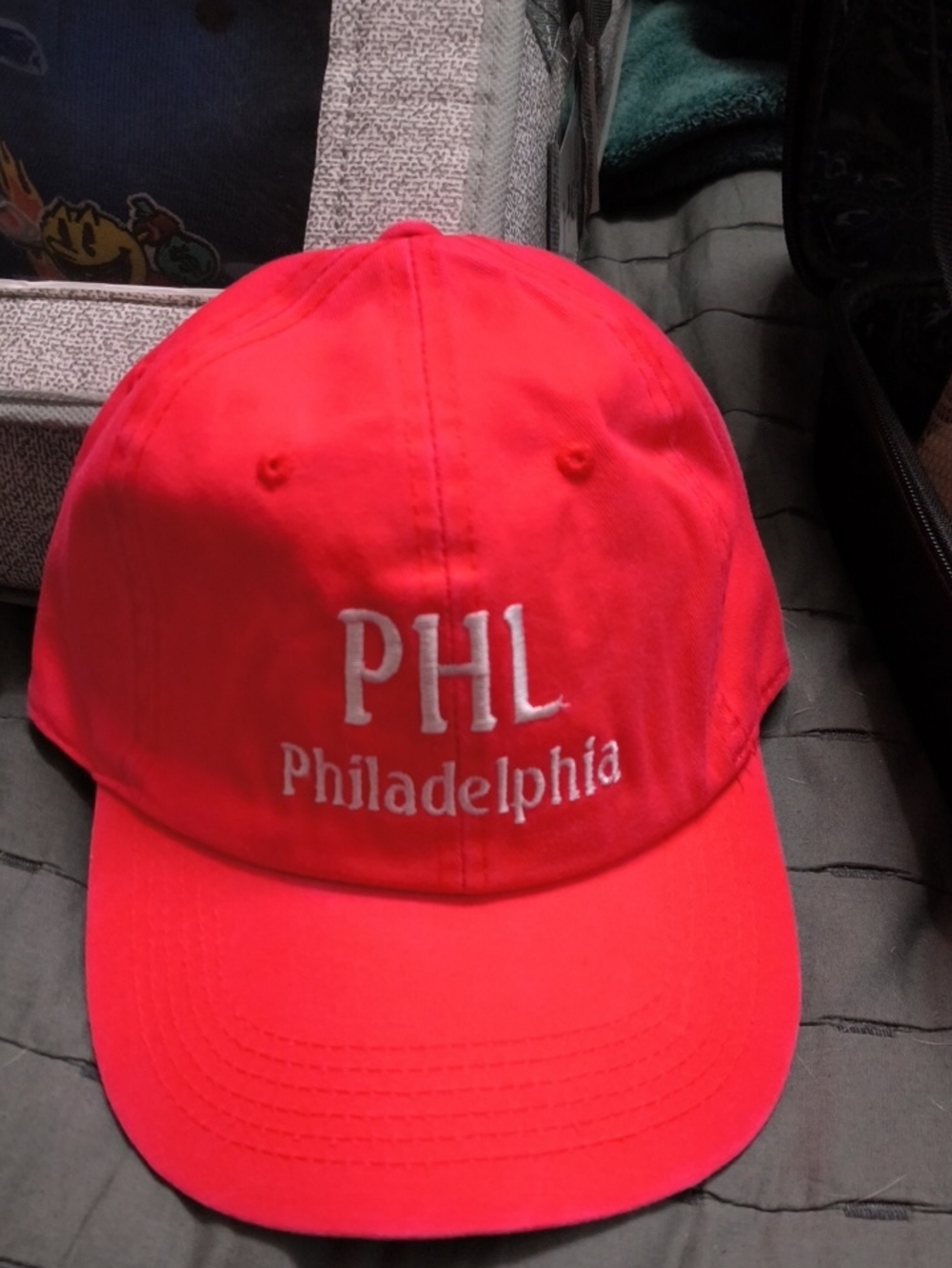 Philadelphia PHL Red Minimal Baseball Cap